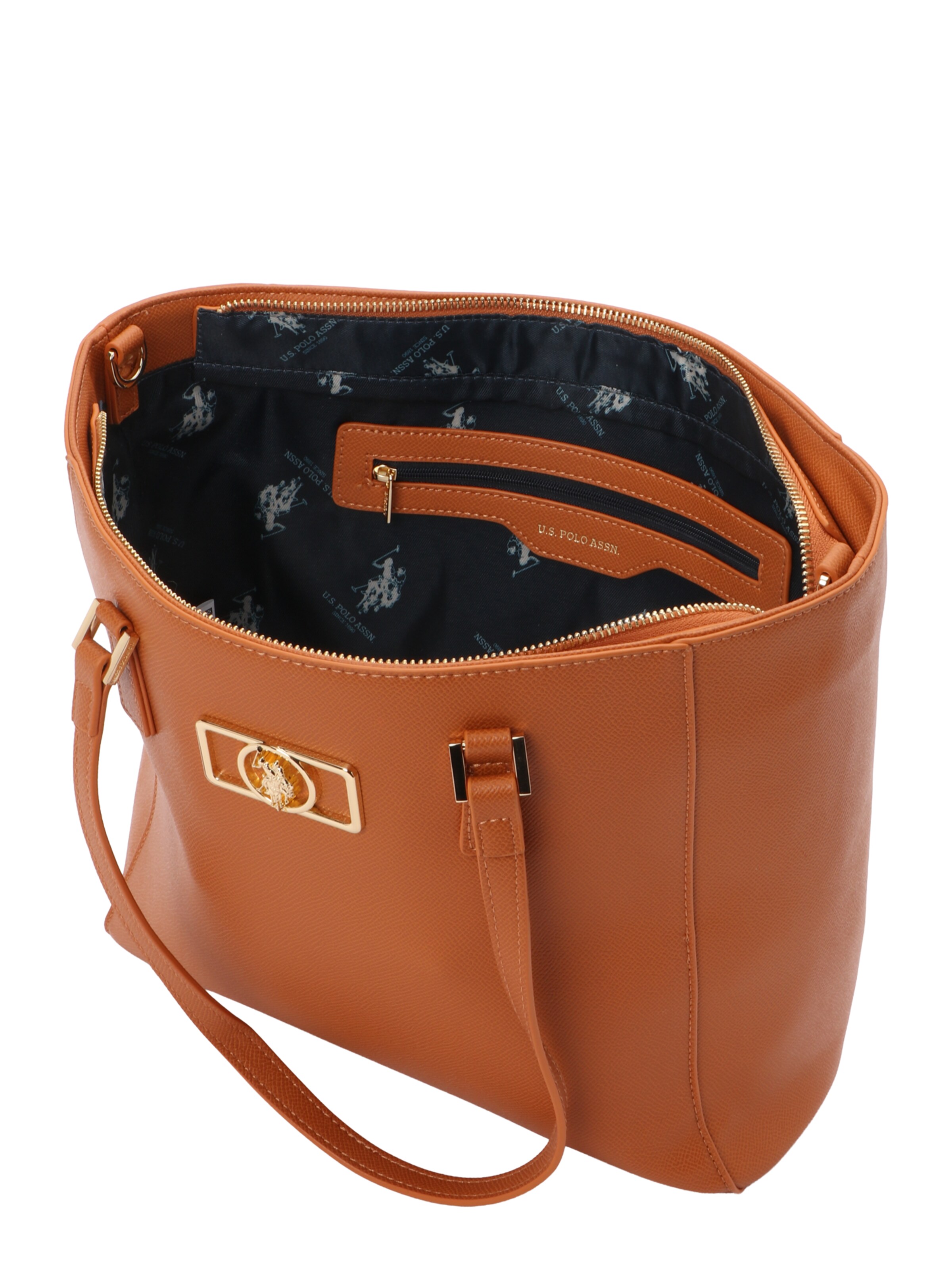 U.S. POLO ASSN. Чанта за през рамо в бежово
