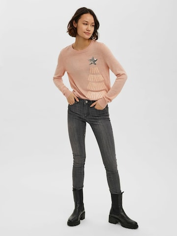 VERO MODA - Pullover 'Tree' em laranja