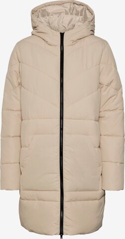 Manteau d’hiver 'Dalcon' Noisy may en beige : devant