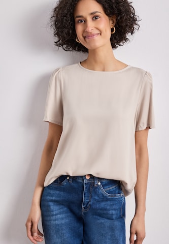 STREET ONE Bluse in Beige: Vorderseite