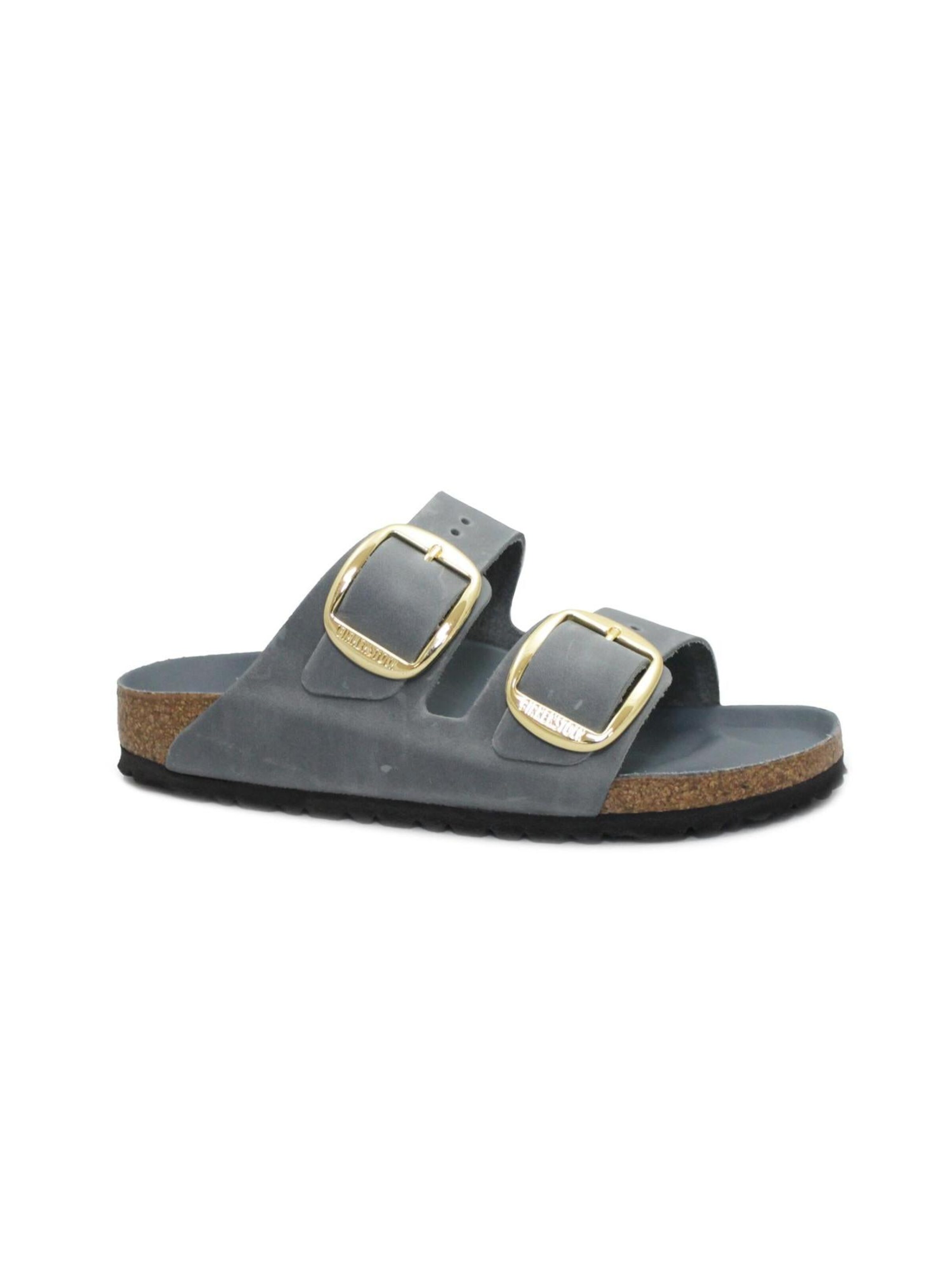 Zoccoletto di BIRKENSTOCK in grigio: frontale