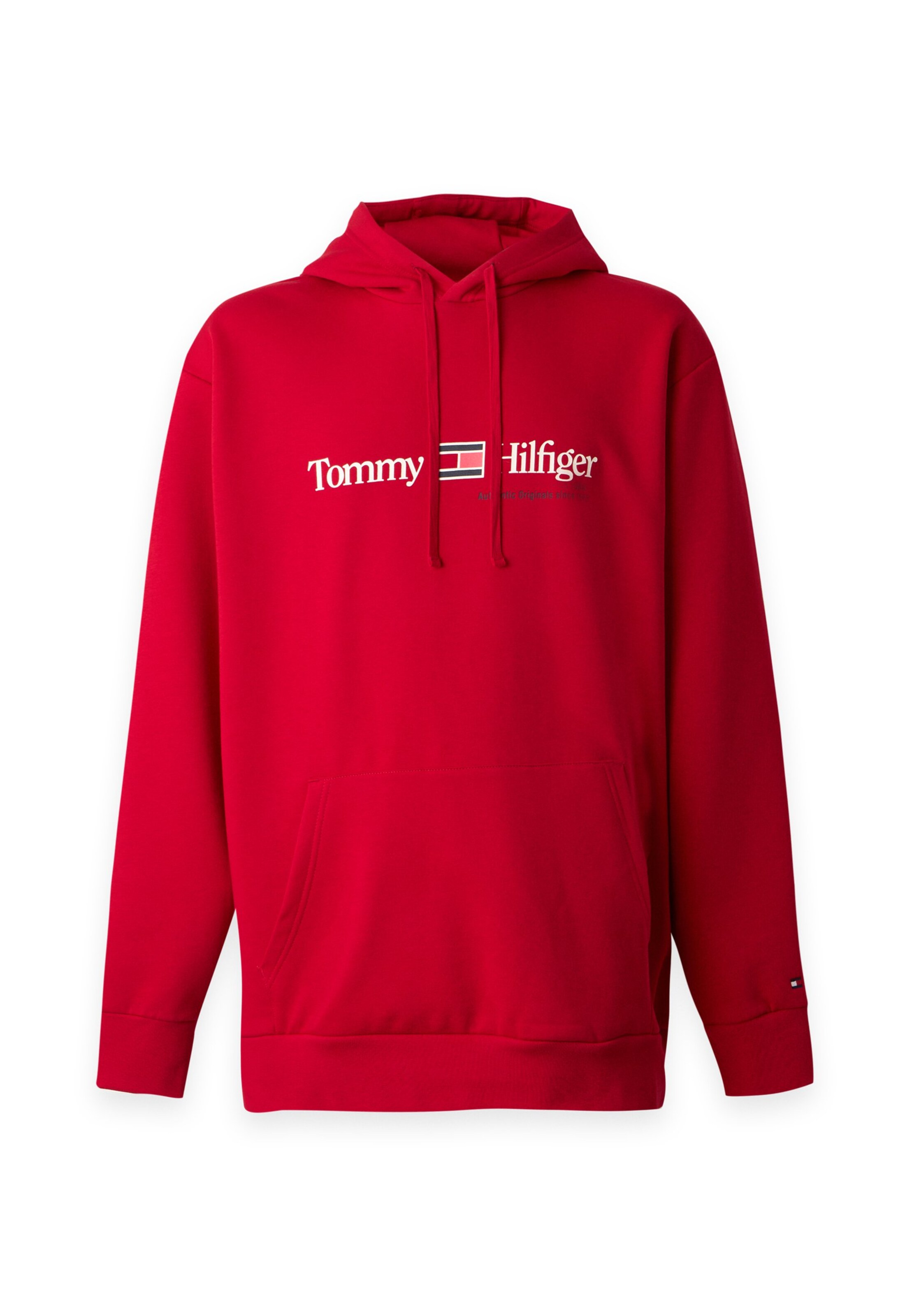 Bluză de molton de la TOMMY HILFIGER pe roșu: față
