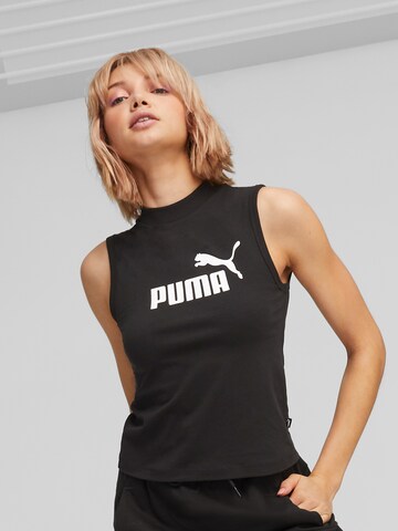 PUMA Sporttop in Zwart: voorkant