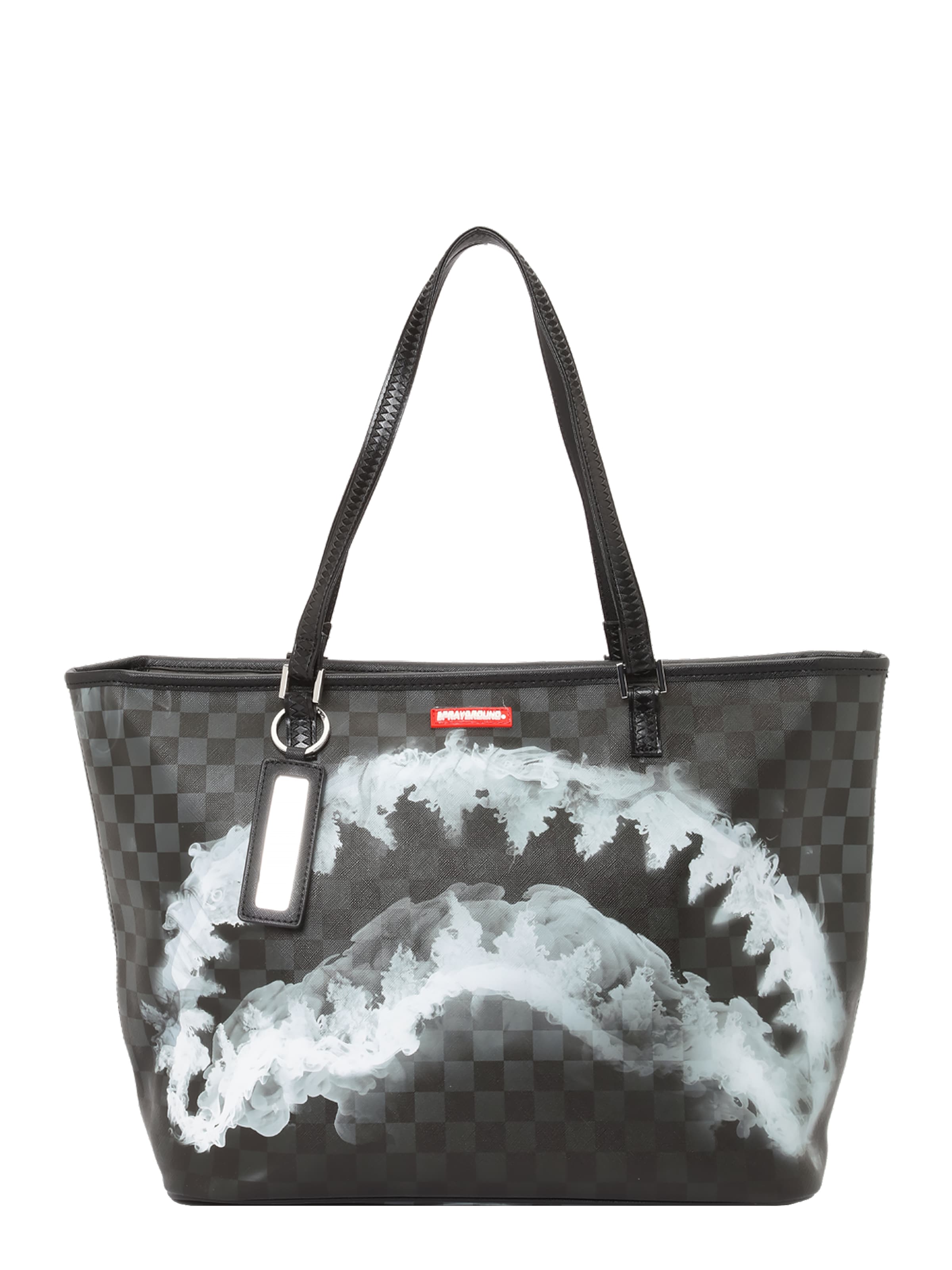 Sprayground Shopper 'SIP N’ SMOKE' in Zwart: voorkant
