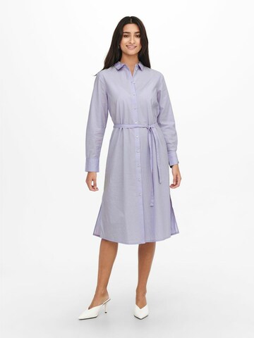 Robe-chemise 'Bubble' JDY en violet : devant