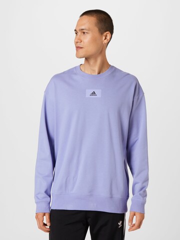 ADIDAS SPORTSWEAR - Sweatshirt de desporto em roxo: frente