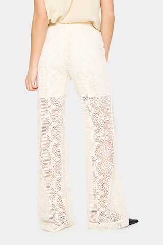 SAINT TROPEZ Regular Hose in Weiß