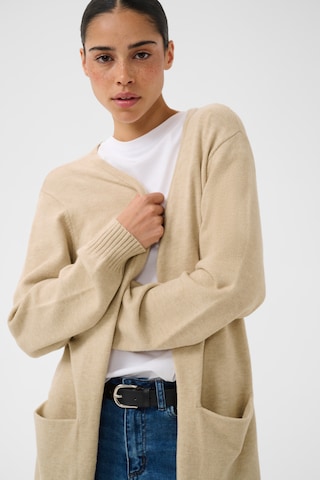 Kaffe Knit cardigan 'Alina' in Beige