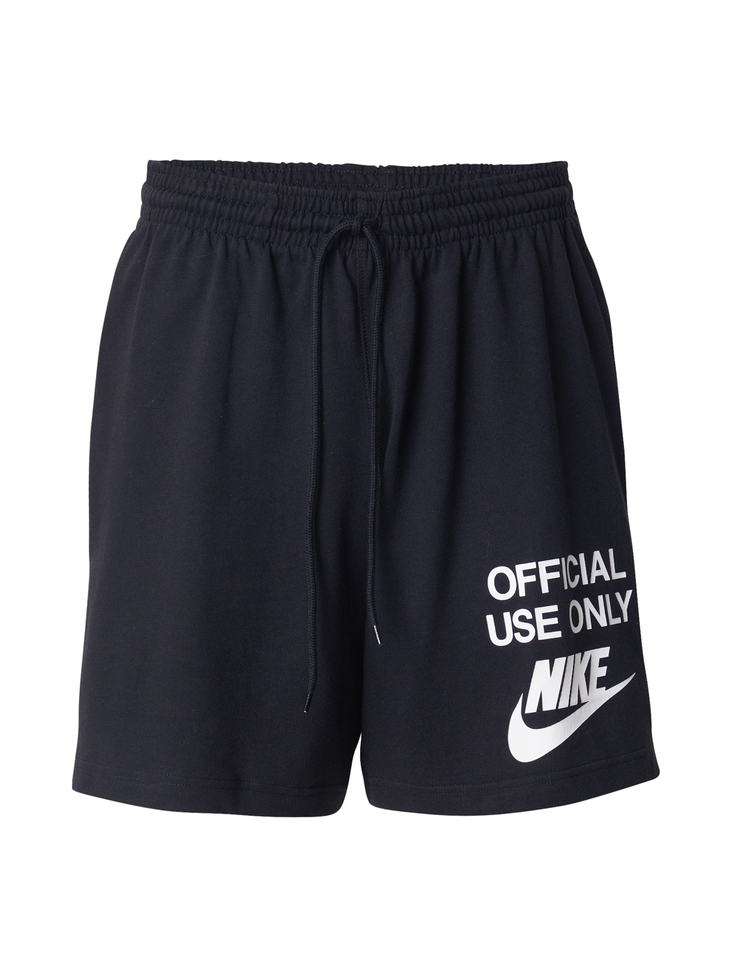 Nike Sportswear Loosefit Nadrág 'CLUB OFFICIAL' - fekete: elől
