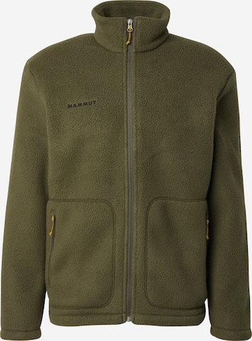 MAMMUT Funktionsfleecejacke 'Falera' in Grün: Vorderseite