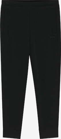BOSS - Tapered Calças de desporto 'Union Hadiko' em preto: frente