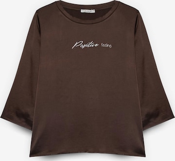 Fiorella Rubino Shirt in Brown: front