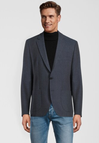 Coupe slim Veste de costume Steffen Klein en bleu : devant