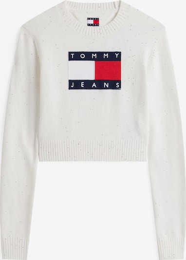 Megztinis iš Tommy Jeans, spalva – tamsiai mėlyna jūros spalva / raudona / balta, Prekių apžvalga