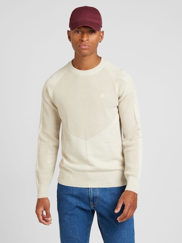 G-STAR Sweater in Beige: front