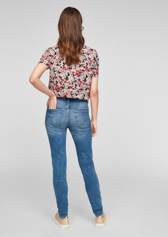 QS Skinny Jeans i blå