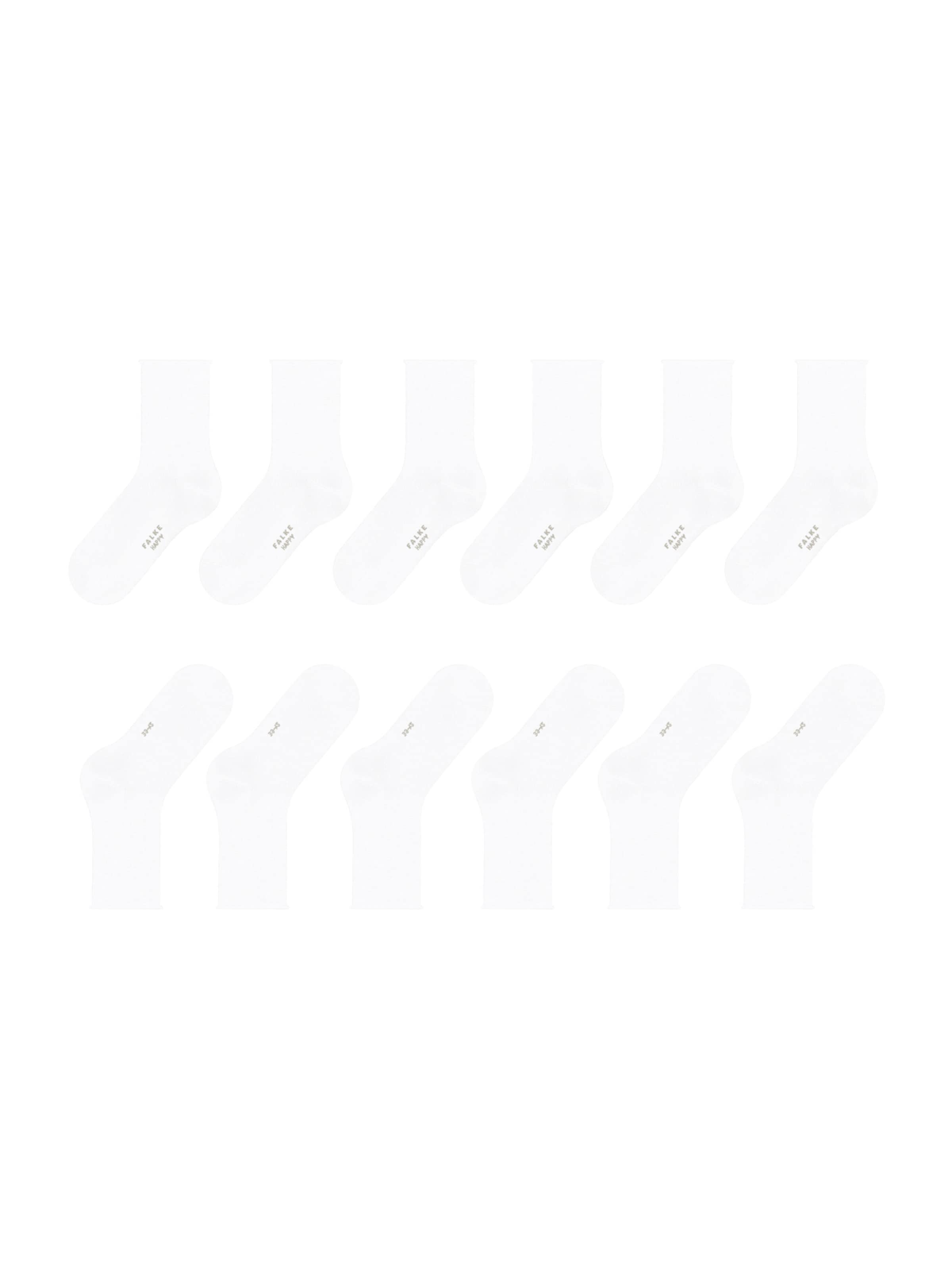 FALKE Sockor 'Happy Bundle' i vit