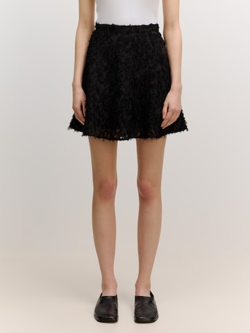 EDITED Spódnica 'Verenice' w kolorze czarny: przód
