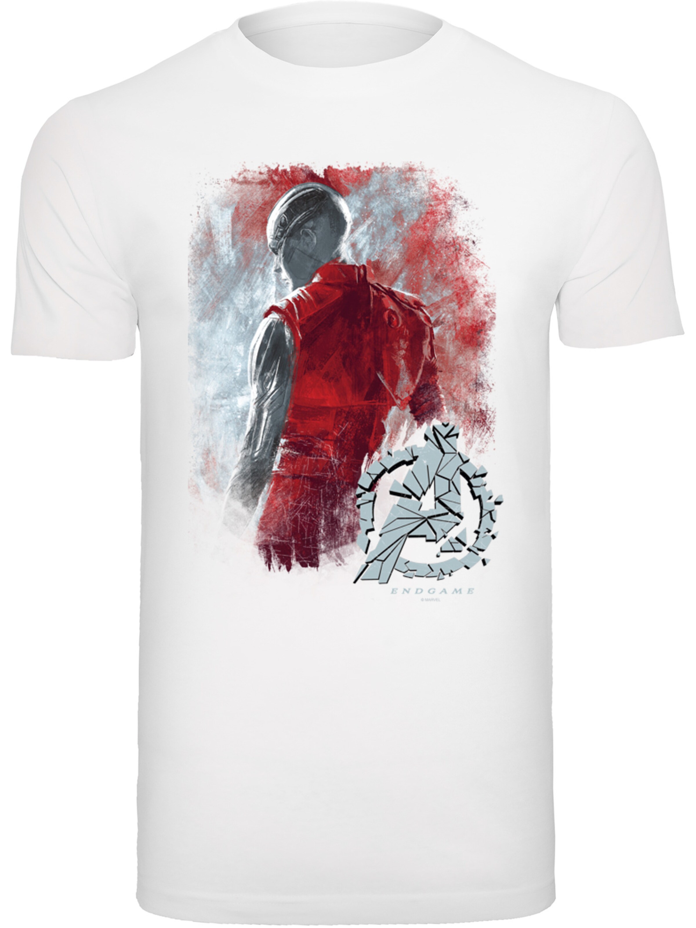 F4NT4STIC T-Shirt 'Marvel' in Weiß: Vorderseite