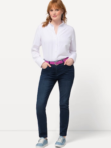 Ulla Popken Regular Jeans 'SARAH' in Blauw