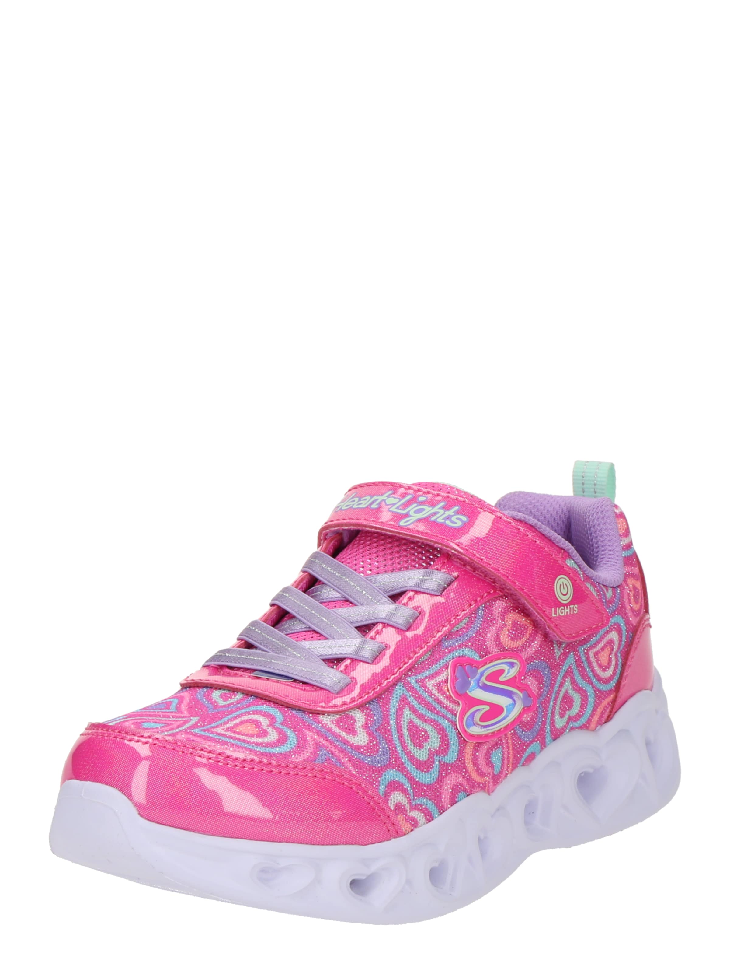 SKECHERS Σνίκερ 'HEART LIGHTS - BOOGIE LOVE' σε ροζ: μπροστά