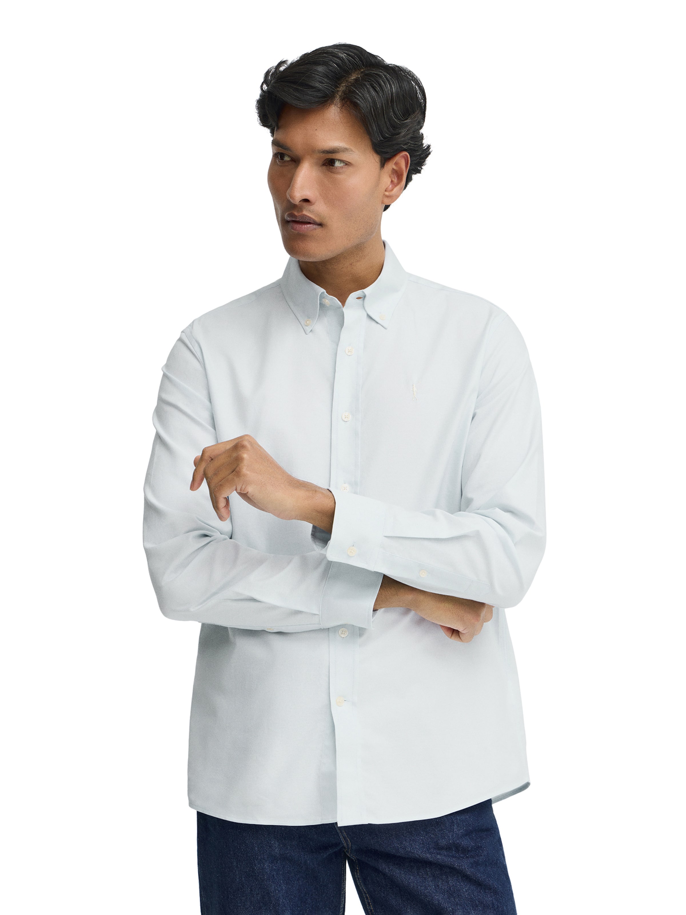 Polo Club Regular fit Button Up Shirt in Blue: front
