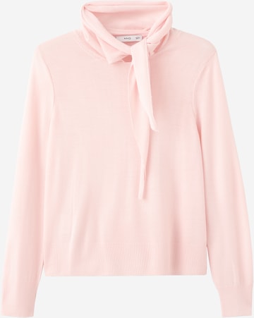 MANGO Sweter 'AMAIO' w kolorze różowy: przód