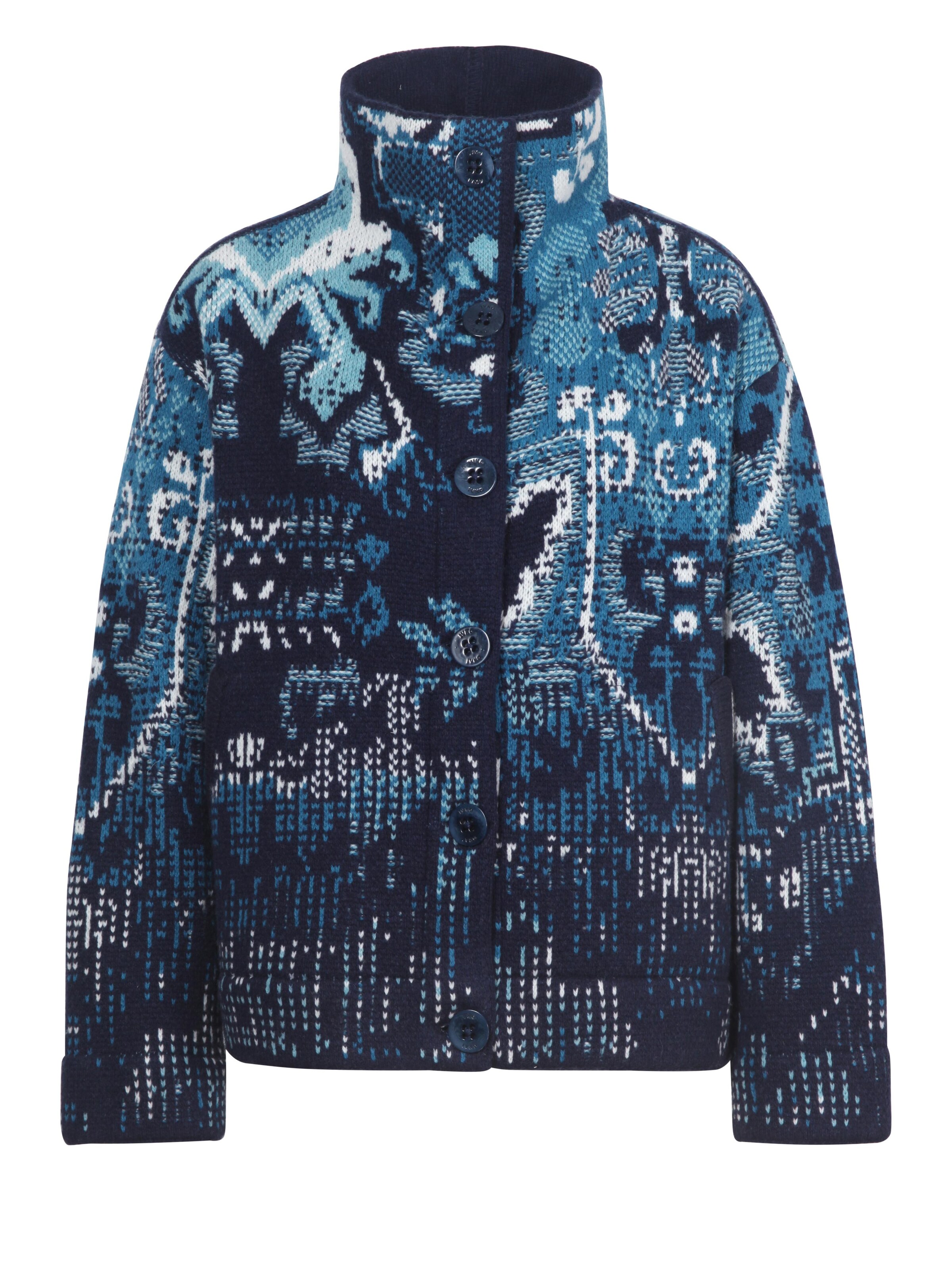 IVKO Strickjacke in Blau: Vorderseite