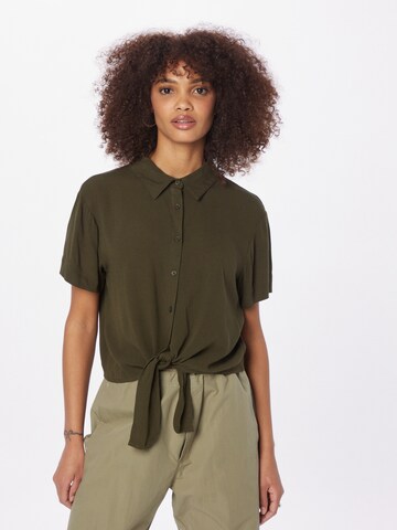 ABOUT YOU Blouse 'Cornelia' in Groen: voorkant