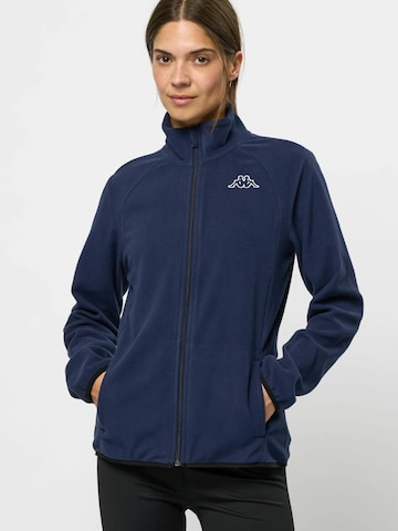 KAPPA Fleece jas in Blauw