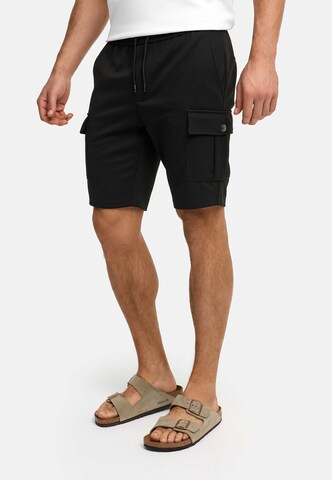 INDICODE JEANS Regular Cargo trousers ' Nezzo ' in Black
