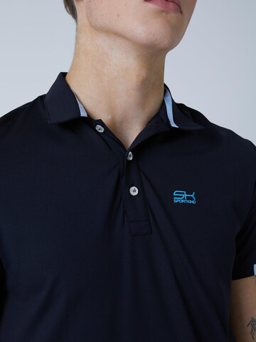 T-Shirt fonctionnel 'Polo' SPORTKIND en noir