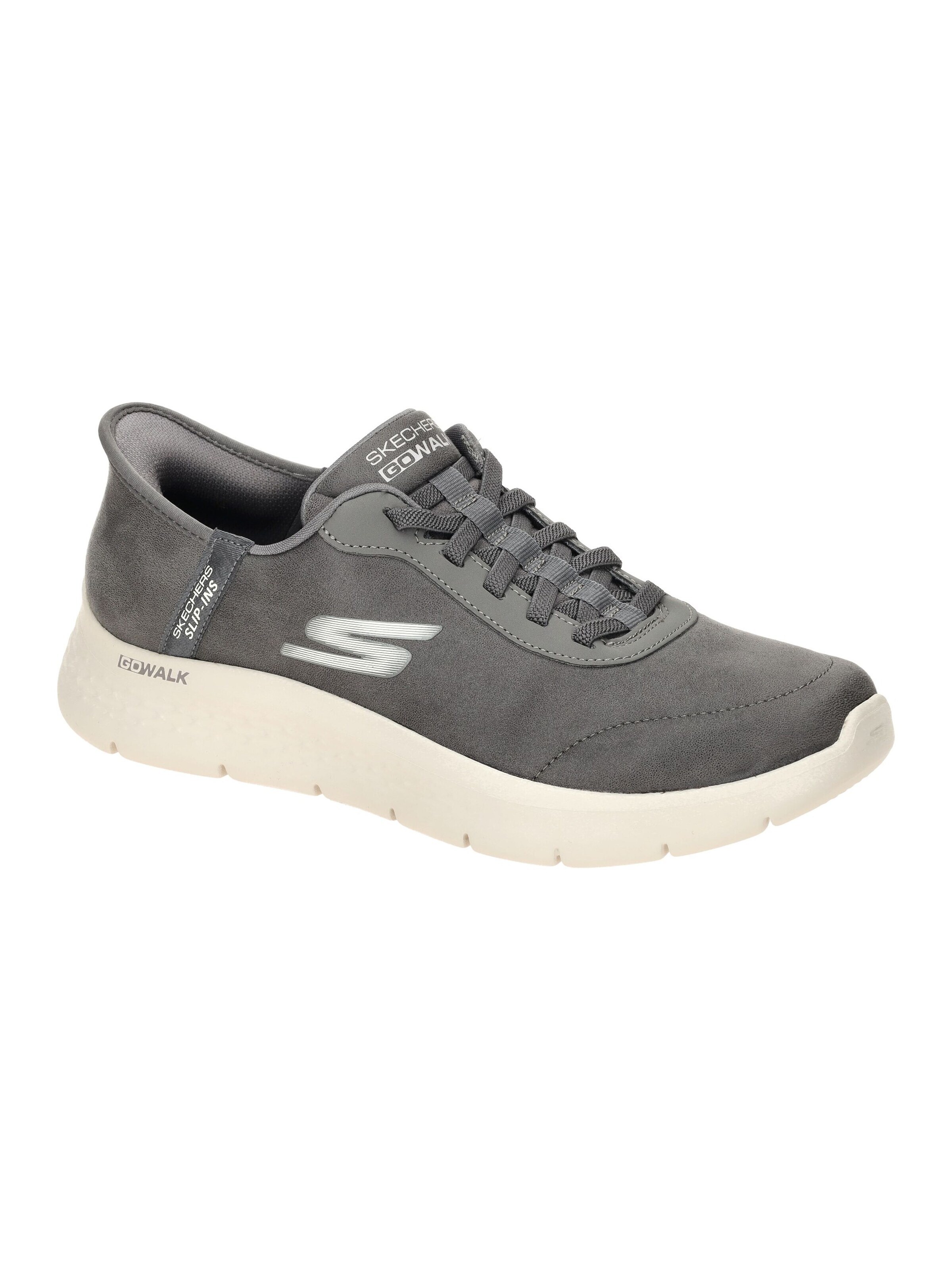 Baskets basses 'Skechers Slip-Ins: GO Walk Flex - Smooth Motion' SKECHERS en gris