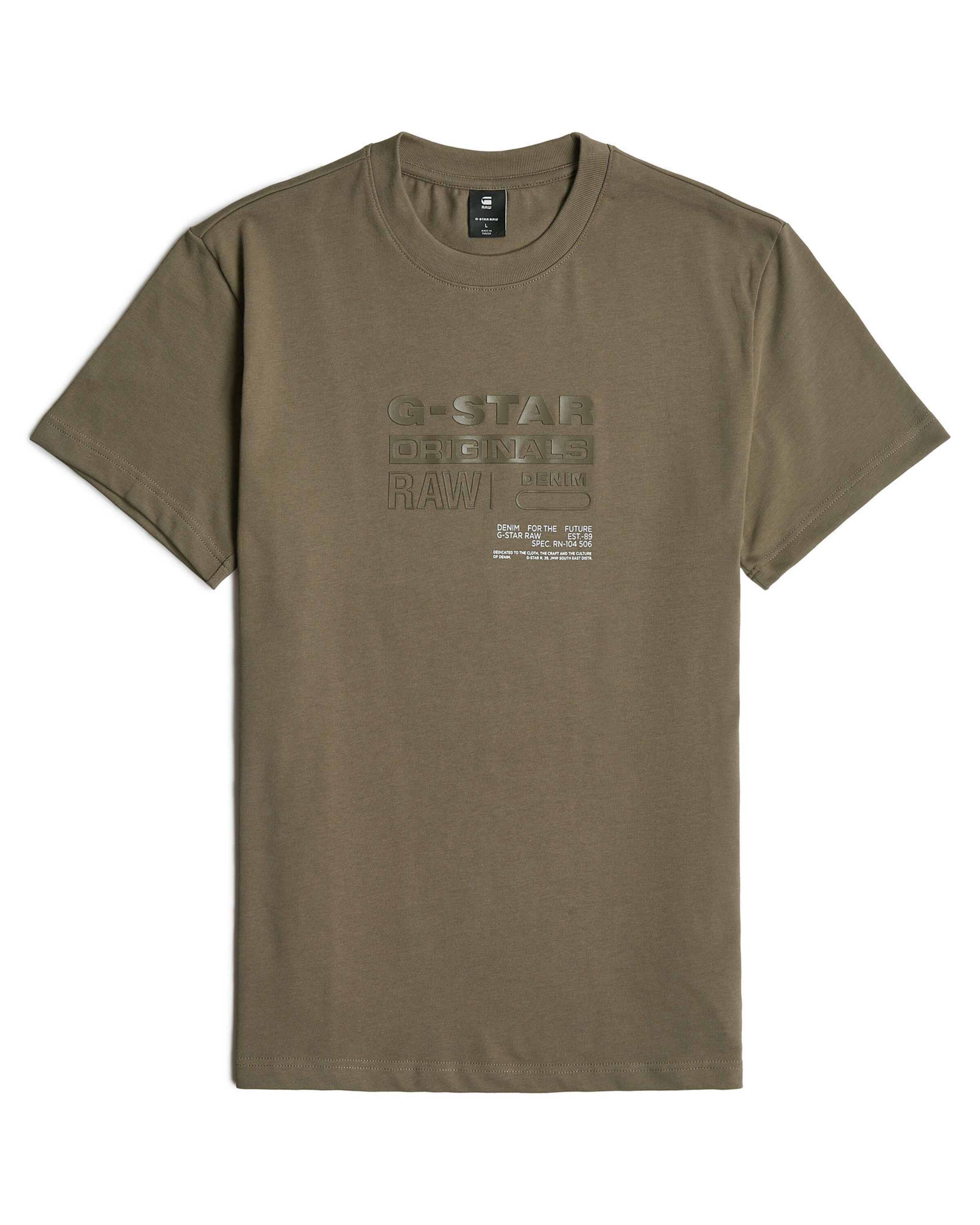 G-STAR Shirt in Groen: voorkant