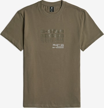 G-STAR T-Shirt in Grün: Vorderseite