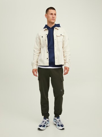 JACK & JONES Tapered Cargobroek 'Gordon' in Groen