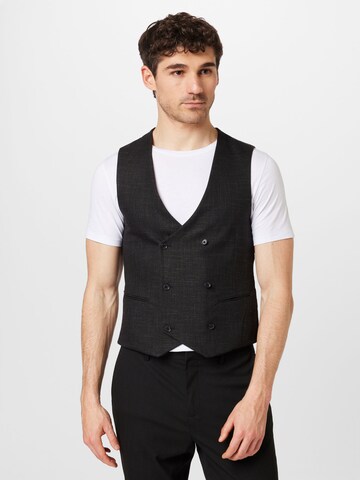 BURTON MENSWEAR LONDON Suit vest in Black: front