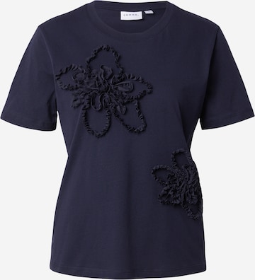 T-shirt COMMA en bleu : devant