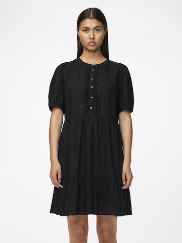 PIECES Kleid 'Pia' in Schwarz: Vorderseite