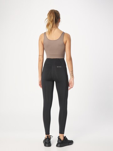 COLUMBIA - Skinny Pantalón de montaña en negro