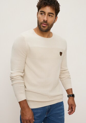 Bruno Banani Pullover in Weiß: Vorderseite