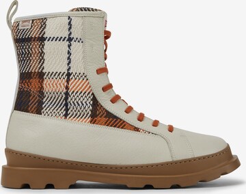 CAMPER Lace-Up Ankle Boots 'Brutus' in Beige