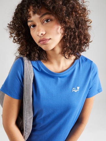 Ragwear T-Shirt 'ADORI LOVE' in Blau