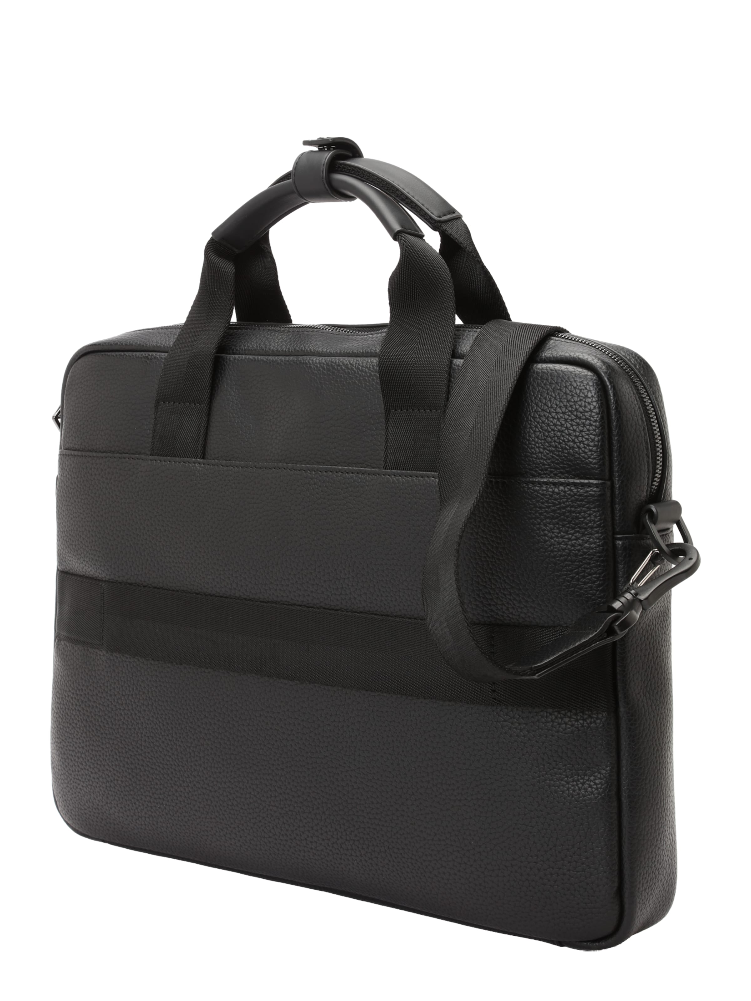 juoda HUGO Portfelis-rankinė 'Quantic'