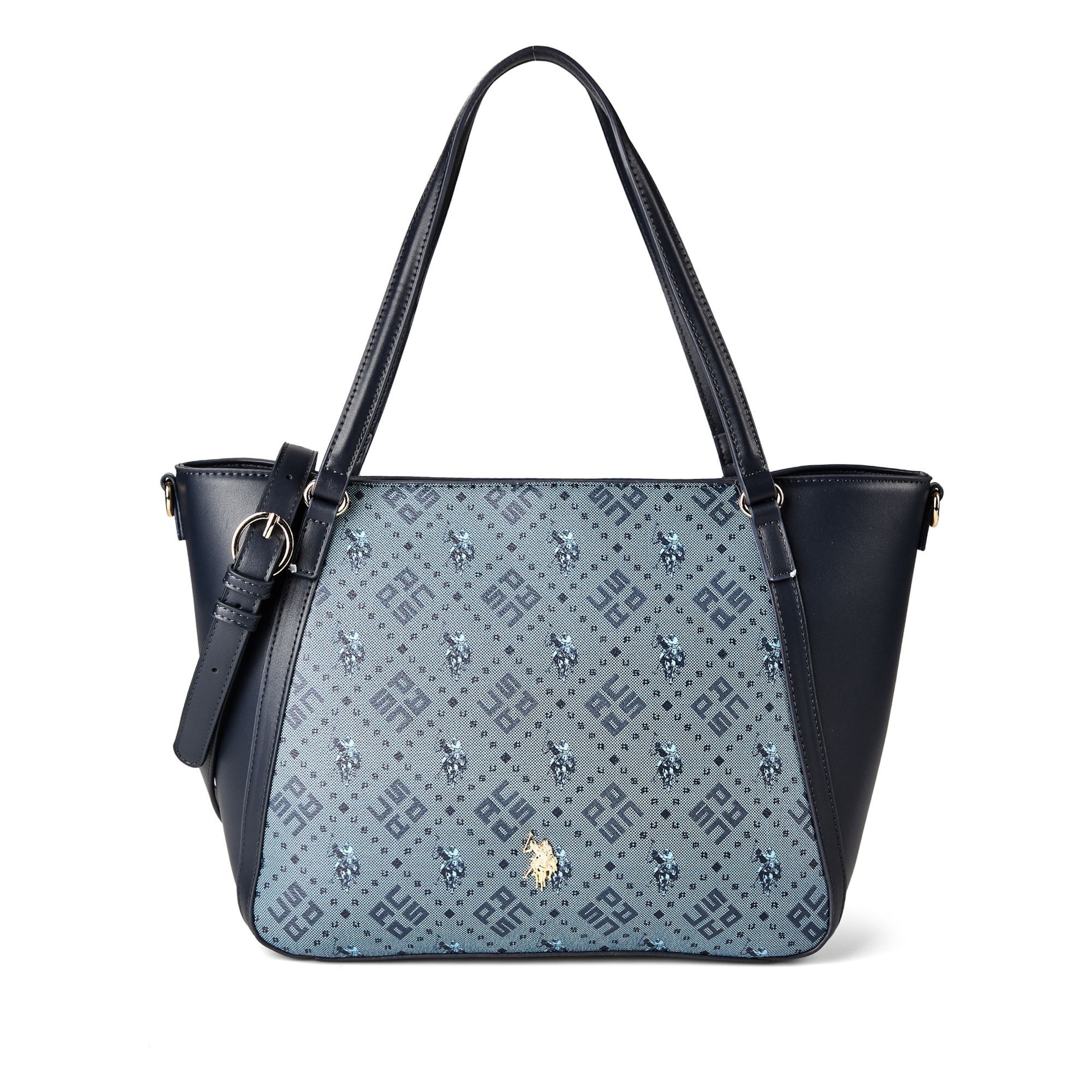 U.S. POLO ASSN. Shopper 'Hampton' in Blauw: voorkant