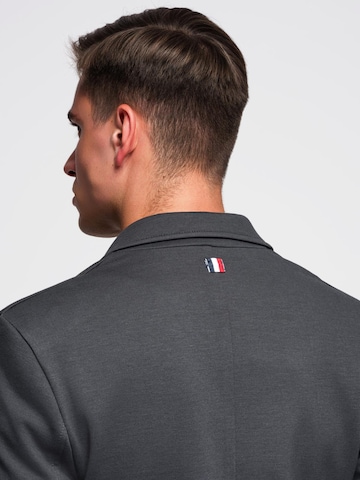Coupe regular Veste de costume Ombre en gris