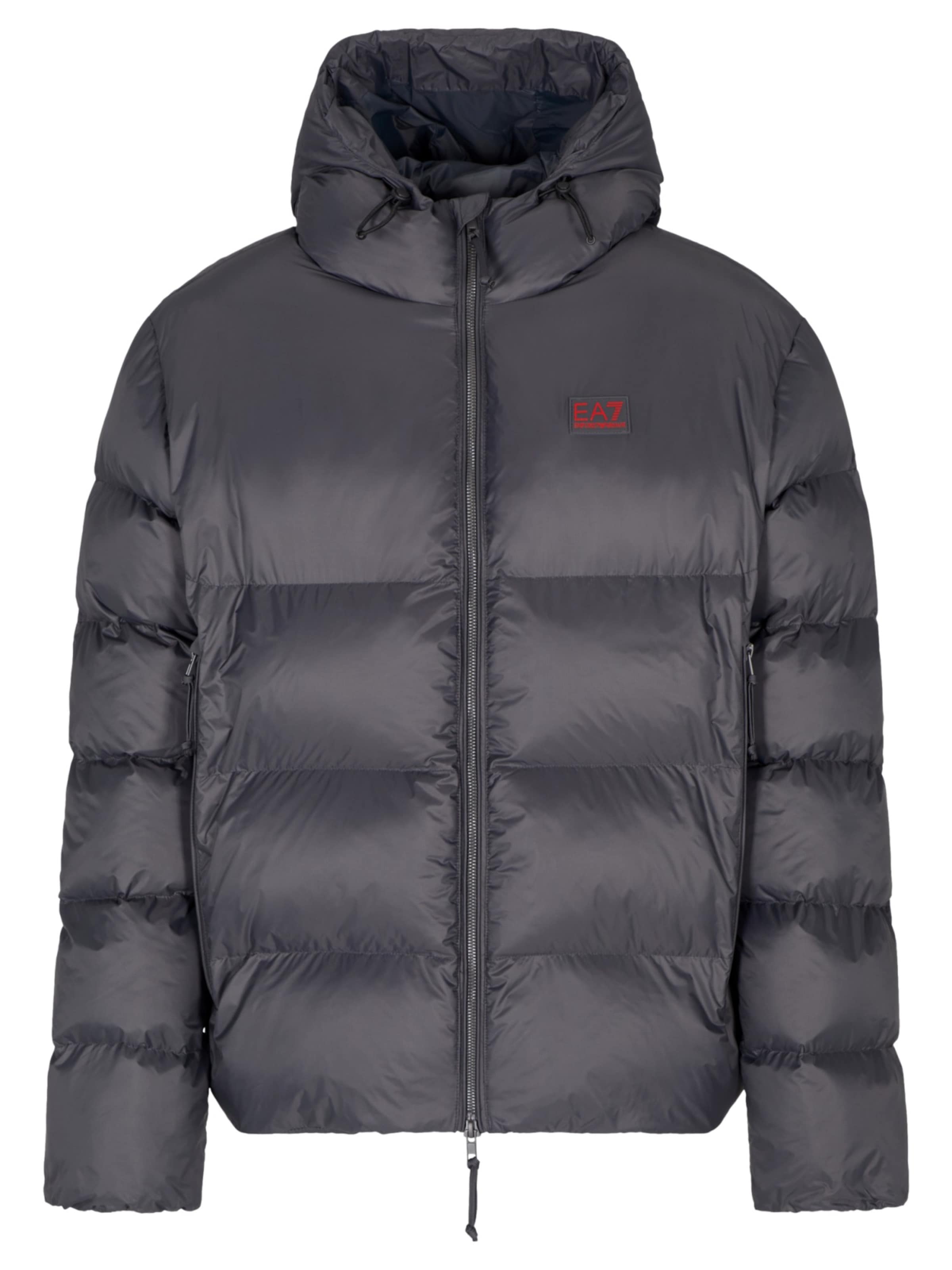 Giacca invernale 'Mountain' di EA7 Emporio Armani in grigio: frontale