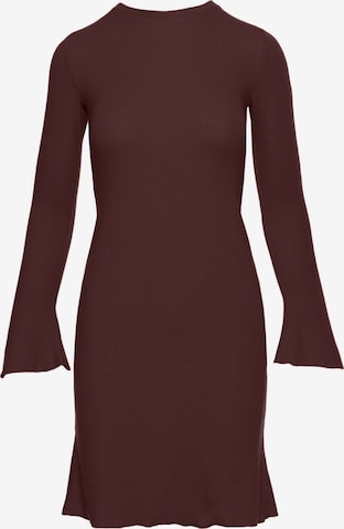 Rochie 'Sukienka prążkowana z poszerzonymi rękawami' de la made of emotion pe maro: față