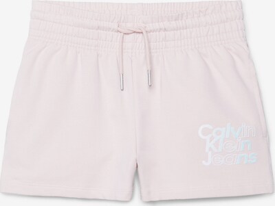 Calvin Klein Jeans Hose in rosé / weiß, Produktansicht