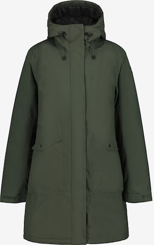 ICEPEAK Funktionsmantel 'PAGELAND' in Grün: Vorderseite